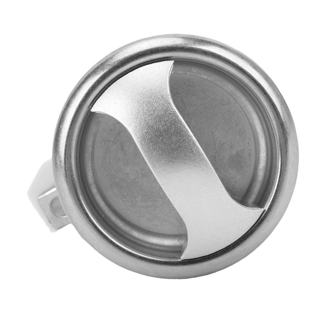 Toilet Mobile Door Lock Versatile White Sliding Door Lock 43mm Diameter Hole Opening Easy To Install for Motorhome Home Yachts