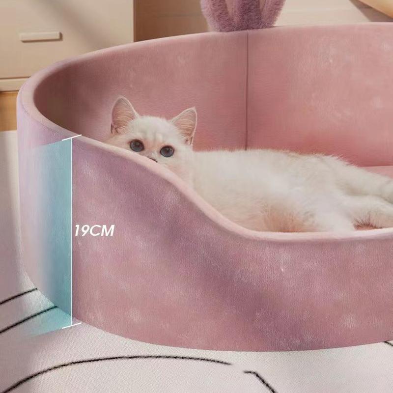 Detachable Pet Bed Pet Bed Detachable Washable Dog Sleeping Bed Soft Comfortable Warm Cat Bed for Four Seasons Soft Pet Bed