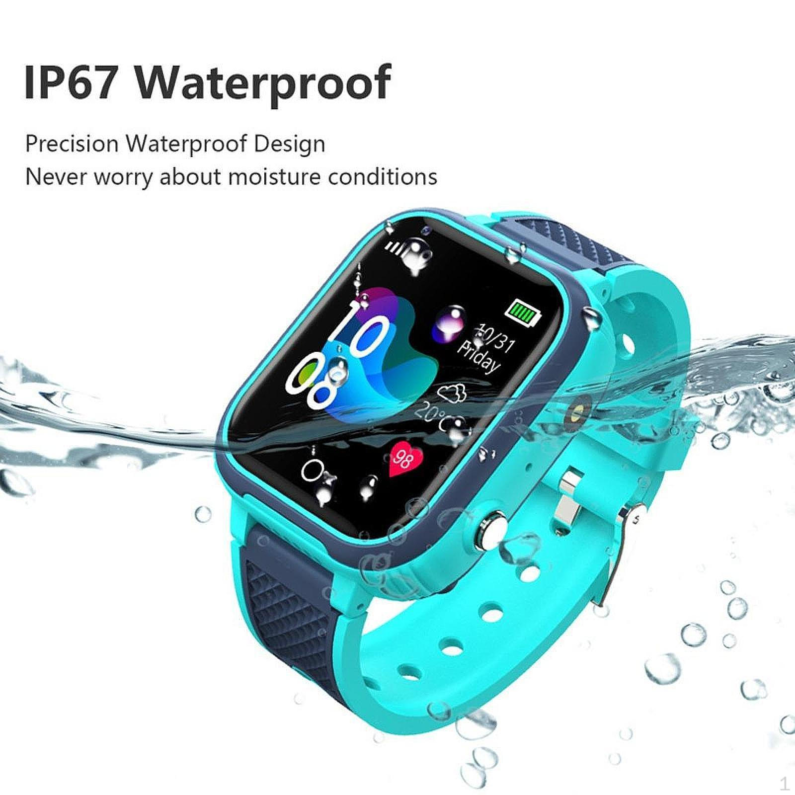 Kids Smart Watch Birthday Gifts with Camera Multifunction Party Green