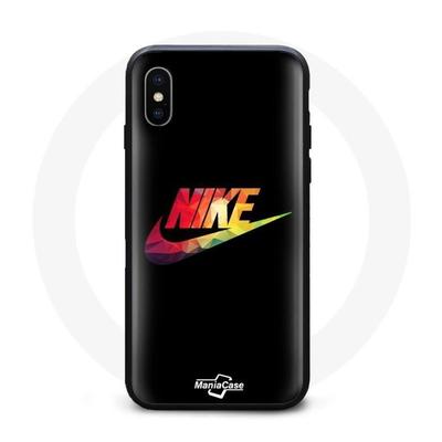 Hülle - Nike - Iphone XS Max - Flexibel - Schwarz - Logo