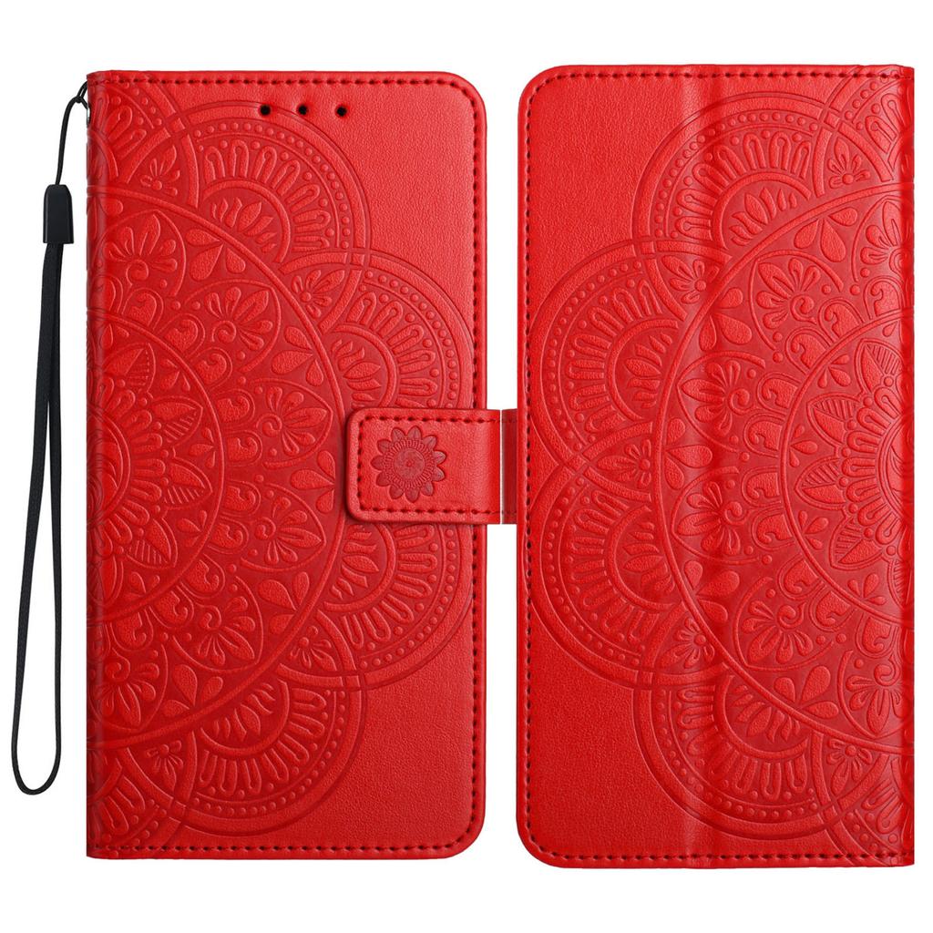 For Xiaomi 14T Pro Leather Case with Card Slots Mandala Pattern Phone Cover Stand