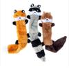 Interactive Pet Dog Toy Plush Squirrel Raccoon Chewable Teeth Grinding Skin Shell Pet Supplies Factory