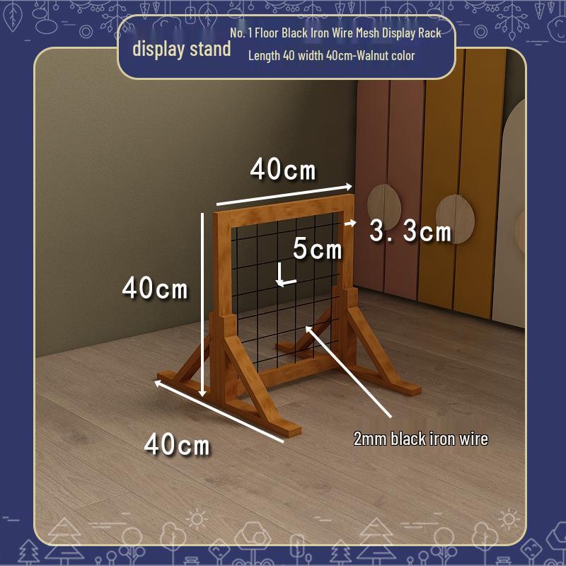 Handmade Display Shelf: Grid Photo Frame & Plant Rack for Kindergarten & Crafts