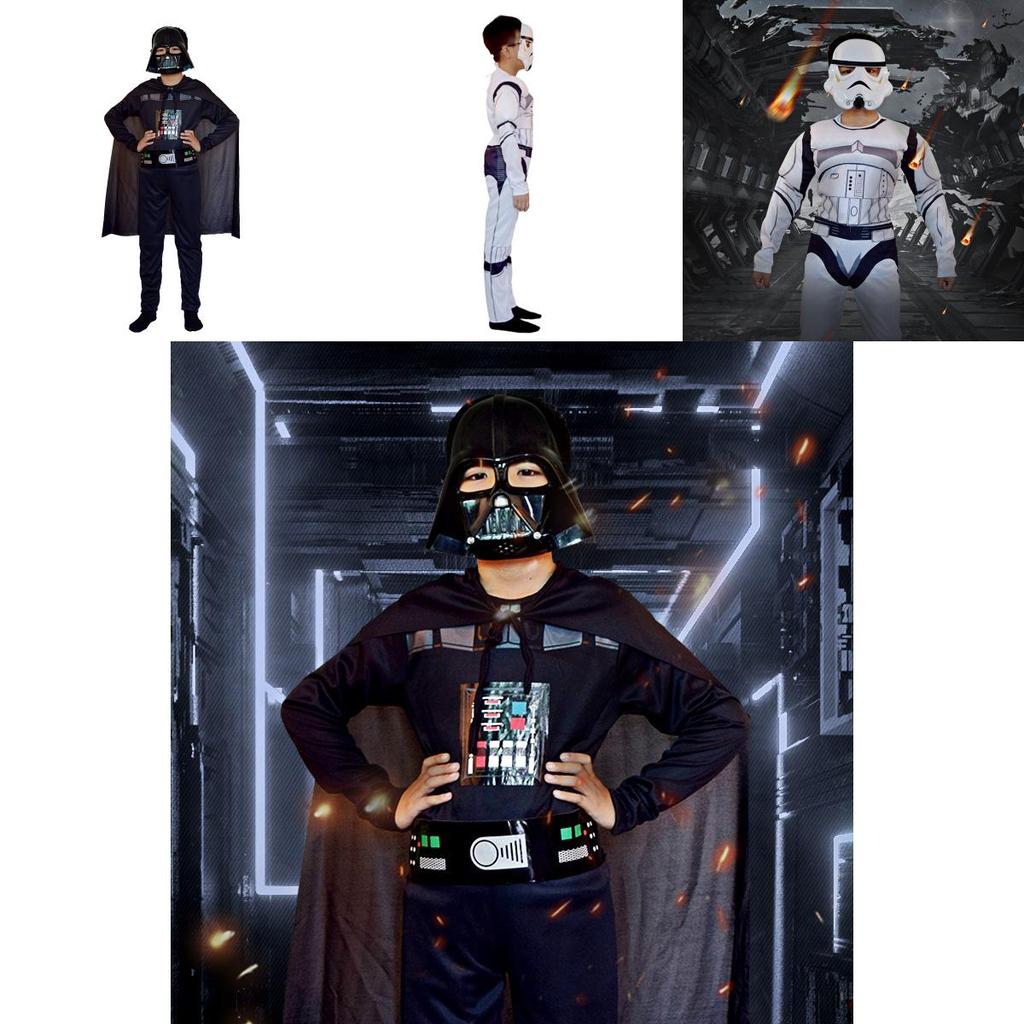 Authentic Star Wars Death Vader Costume For Kids Perfect For Halloween And Role Play