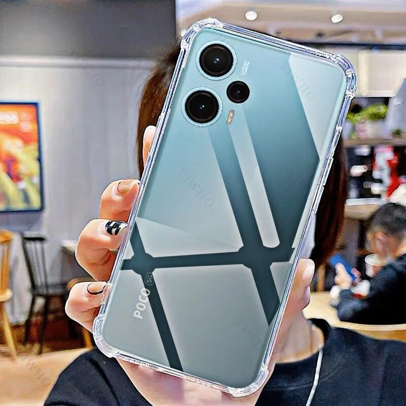 

Прозрачный мягкий чехол для телефона Xiaomi Poco F5 HD, прозрачный для Xiaomi Poko F5 6,67 дюйма 23049PCD8G, противоударный чехол с защитой от царапин For Xiaomi Poco F5 чистый