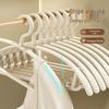 5-Piece Anti-Slip Wide Shoulder Clothes Hangers with Anti-Bump Design for Home Use