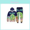 Rick Womenmen And Morty Lustiger 3D-Druck Freizeit-Kapuzenpullover Sweatshirt Pullover