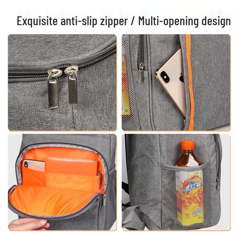 Large Capacity Waterproof Double Shoulder Insulated Backpack for Outdoor Camping