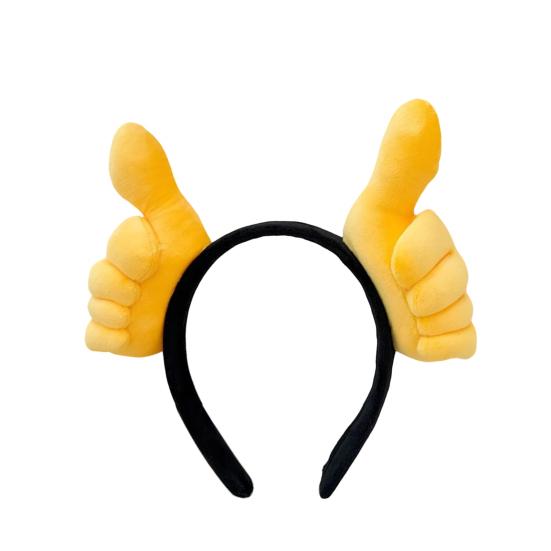 

Cosplay Headband Cartoon Heart Thumb Posture Design Girl Hair Hoop Lightweight Versatile Hairband Hair Accessory B