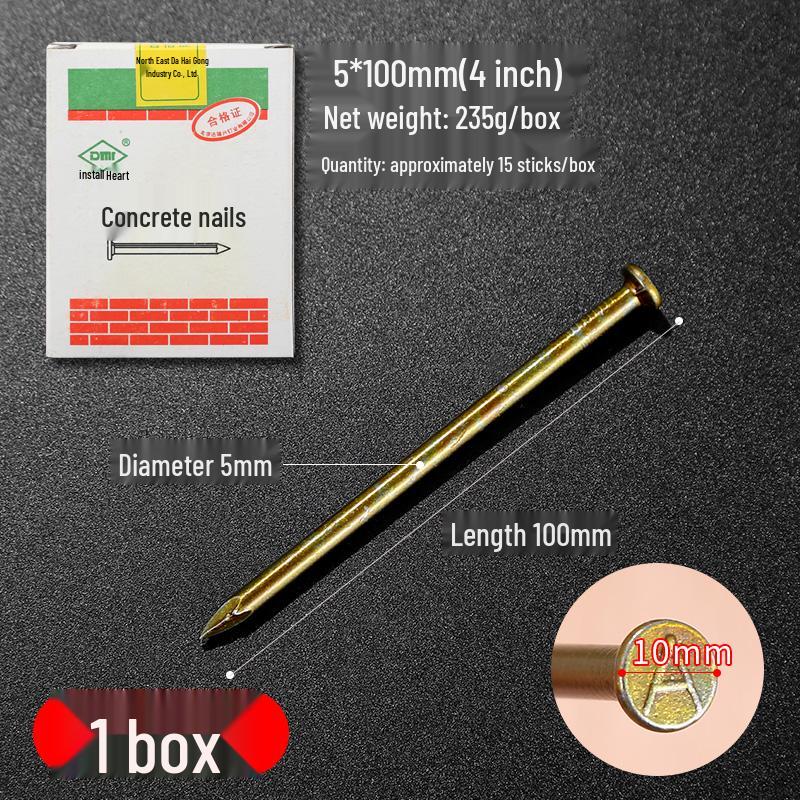 Long Cement Steel and Iron Nails for Wall and Woodworking