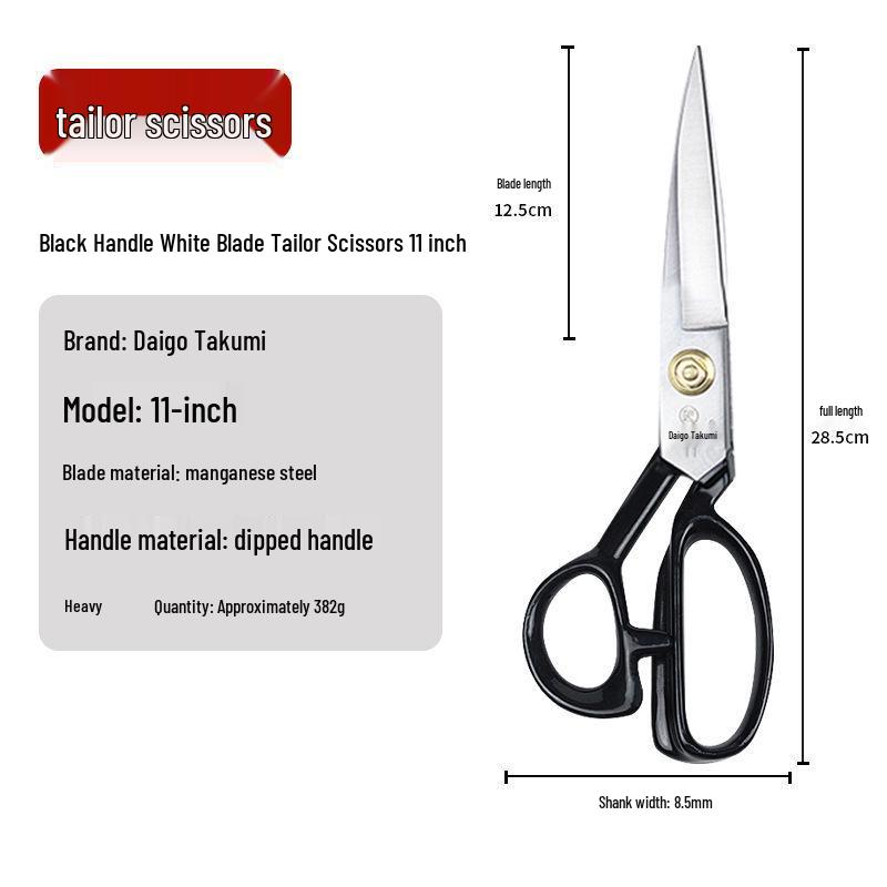 Professionelle Schneiderschere: 8-12 Zoll Edelstahl Stoff- und Kleidungsschneidewerkzeug