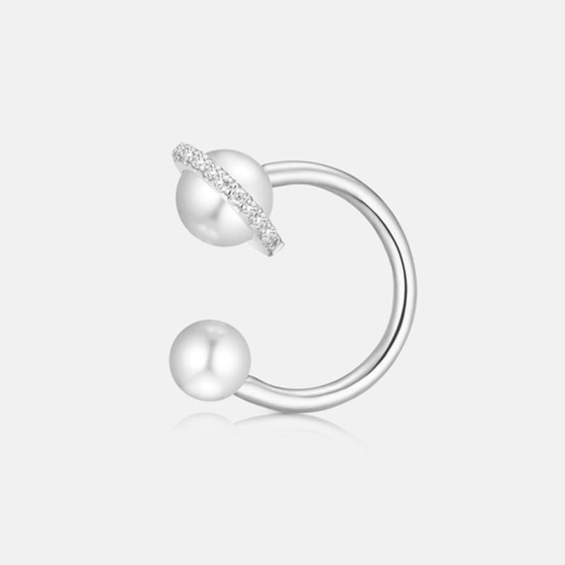 METROCITY JEWELRY 1992 PERLA Sterling Silver White Ear Cuff A251SE0764WPH