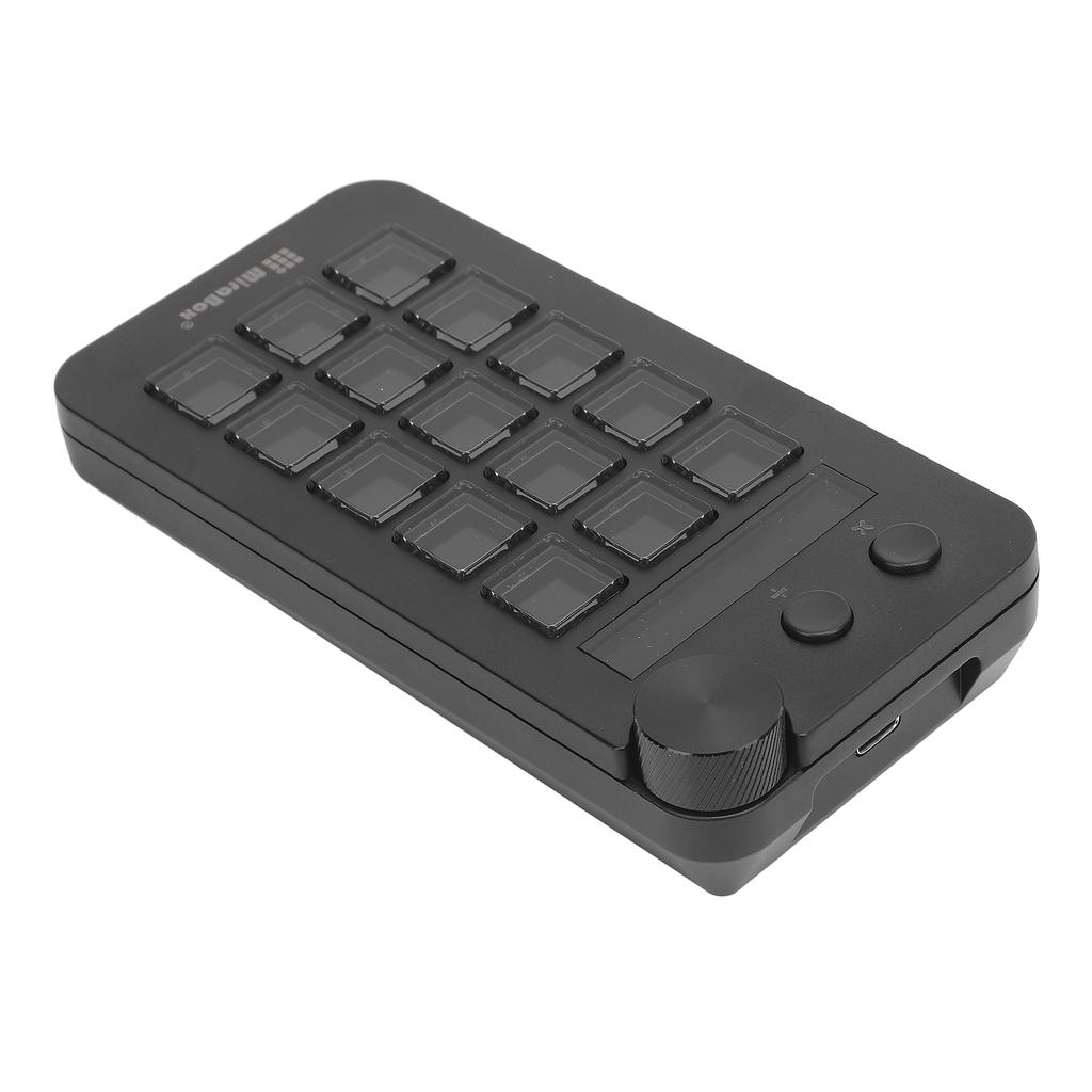 Strm Controller with Knob 15 NaMacro Keys Customizable Visual Keyboard Trigger Actions in Apps Software for PC