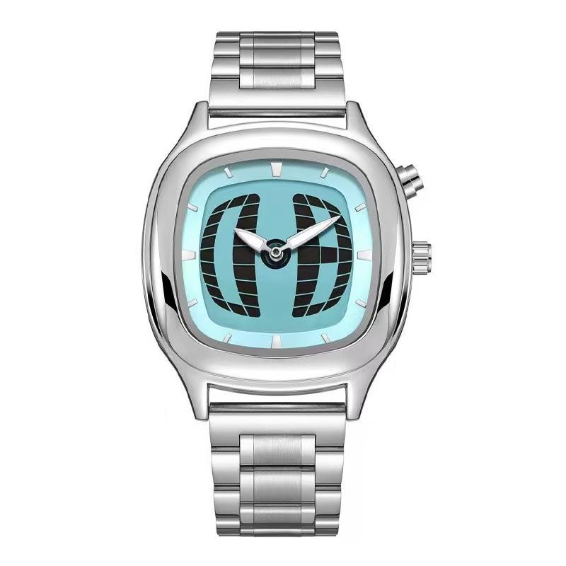 Millennium Technologie Voelt De Wind Trend Horloge Mannen En Vrouwen Vierkant Standaard Dynamische Wijzer