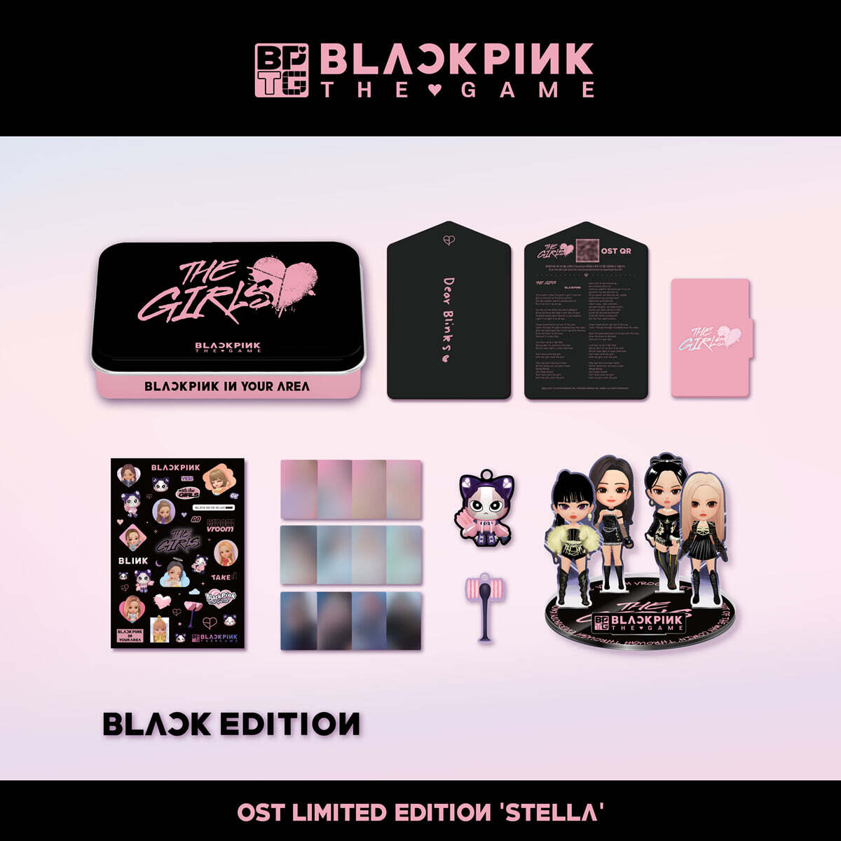 

BLACKPINK - BLACKPINK THE GAME OST : THE GIRLS [Stella ver.][BLACK ver.] (LIMITED EDITION)