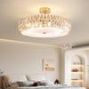 Acrylic Cloud Mist Ceiling Light: Modern, Luxurious Designer Crystal Lamp for Master Bedroom and Living Room
