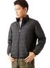 IMPACTORY Men's Matte Dark Gray Down Jacket (Size L, 113123I-08uL)