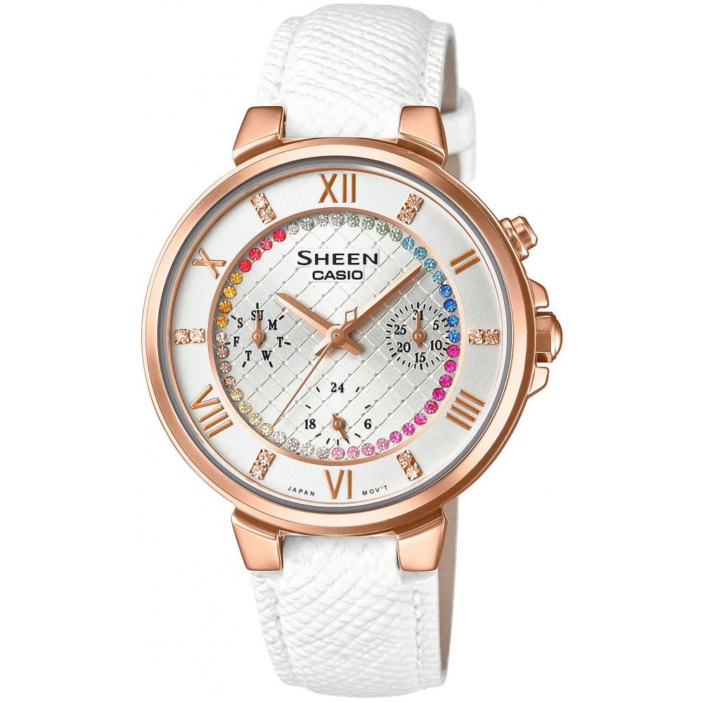 

[casio] Наручные часы Scene She 3041glj 7ajf Белые