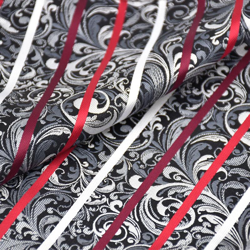 Men's Jacquard Tuxedo Pocket Square Scarf, Foldable, 25cm, New 2025