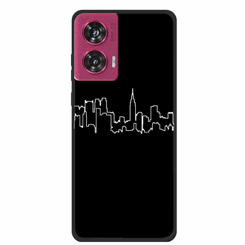 MOTO EDGE 50 Fusion Simple Hollow Lines TPU Soft Phone Case