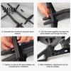 Road Bike Tire Holder Adjustable Parking Stand Heavy Duty Indoor Outdoor Garage MTB Mountain Tool-free Bicycle Display Floor Rack Fits 16-29-Inch