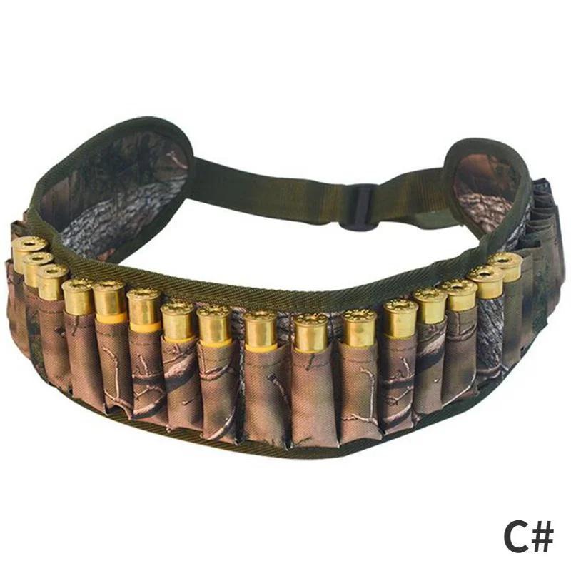 Tactical 30 Rounds Bandolier Belt 12 Gauge Cartridge Pouch Hunting Shotgun Shell Ammo Waist Belt Holder Airsoft Accessories