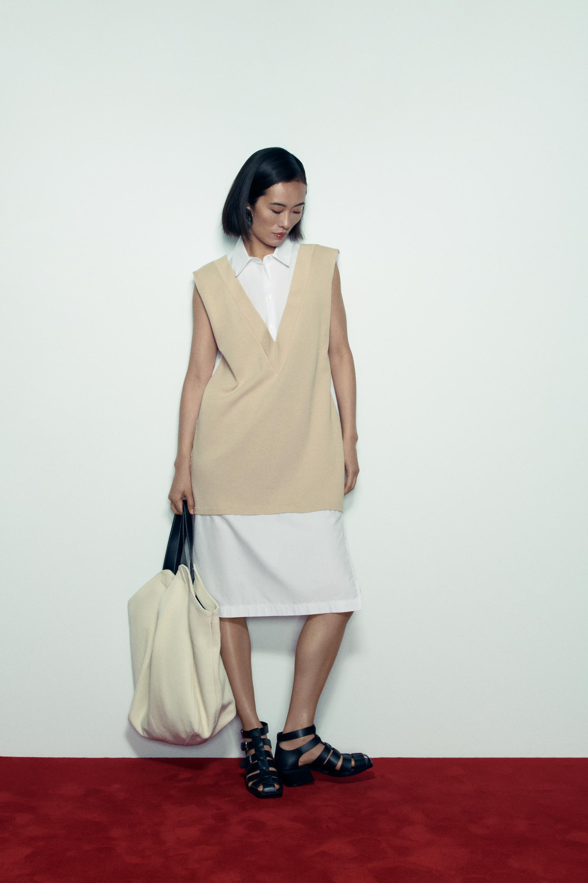 

КОНТРАСТНОЕ ПЛАТЬЕ-РУБАШКА