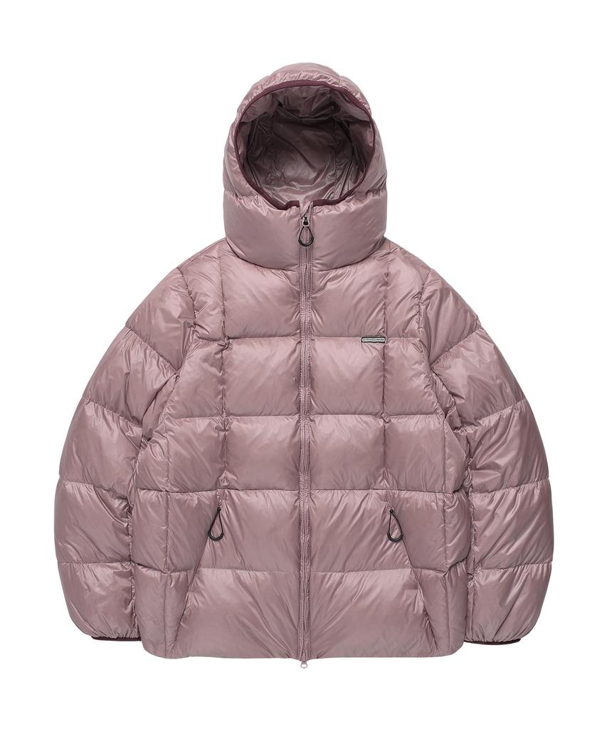Thevinylhouse Hooded Duck Down Jacket Pink