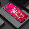 Pink Diamonds Letter Case For Samsung Galaxy A54 A52 A14 5G A53 A12 A13 A71 A23 A34 A33 A21s Phone Cover