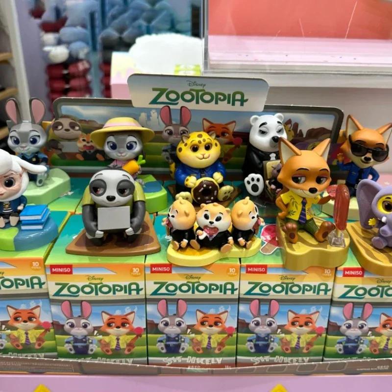 MINISO Zootopia Just Sit in The Series Blind Box Judy Hopps Nick