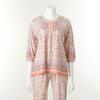 Venus Soft Comfortable Polyester Flower Border Home Wear Set[vevps117w]