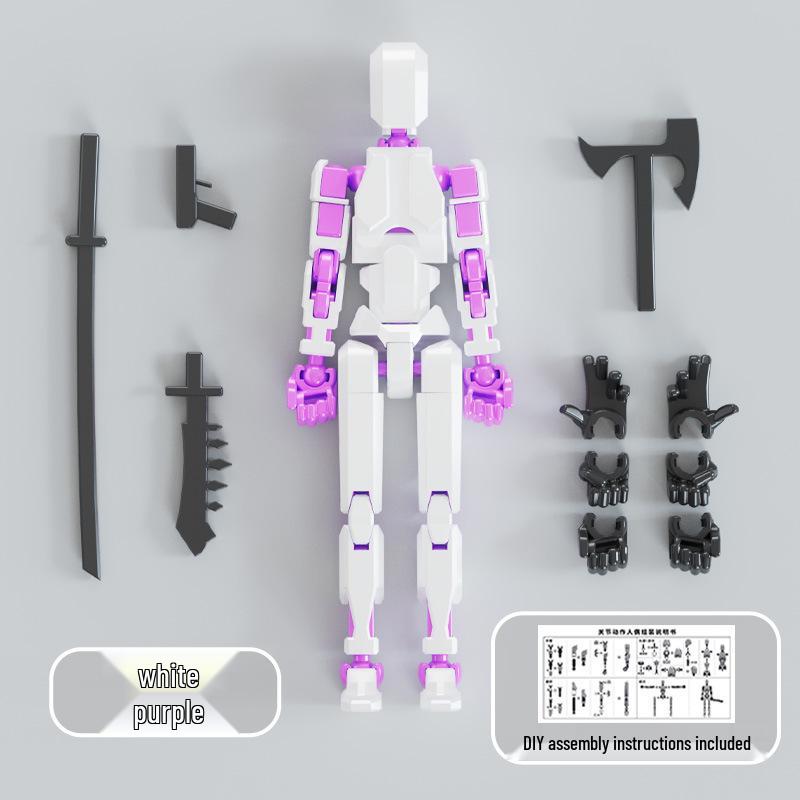 Multi-joint Movable Figure Assembly Toy and Ornament