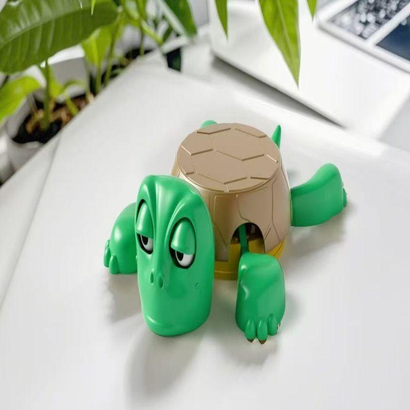 

Cute Turtle Coaster 3D Printed Cup Pad, Fun Tea Coffee Mug Holder, Creative Table Decoration & Household Ornament Accessories зелёный