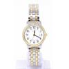 Seiko Alba Women's Quartz Wristwatch AE GK425 Stainless Steel Two-tone Waterproof 5 ATM Analog Ladies White Dial