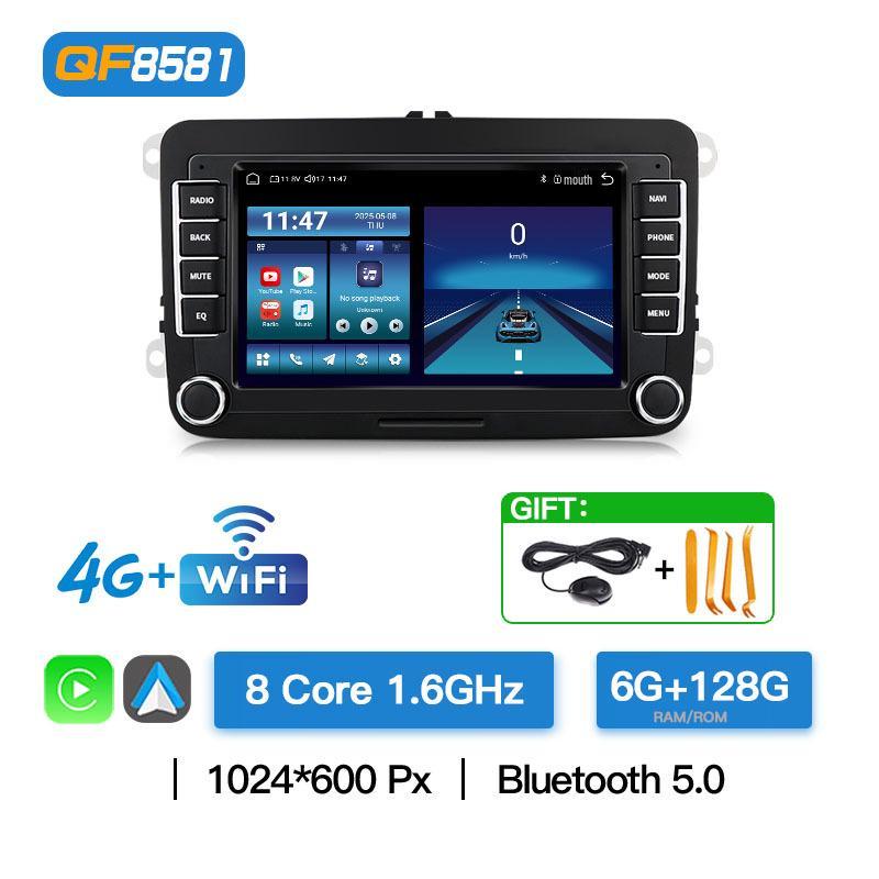 Seat Altea/Altea XL Car Central Control Navigation System with Reversing Camera and Radio