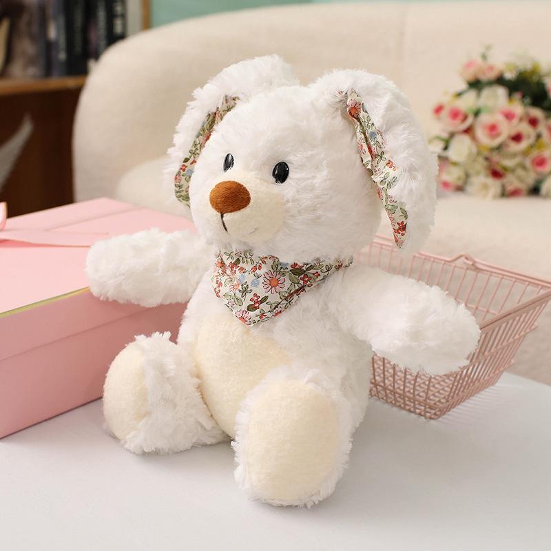 Cartoon Love Bear Hug Bear Doll Plush Toy Bunny Doll Children Accompany Soothing Doll