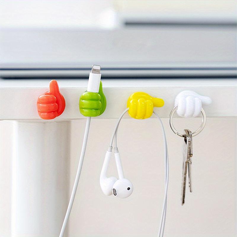 Hand-shaped Rubber Hanger - Perfect Gadget Decoration for Cable and Power Cord Organization