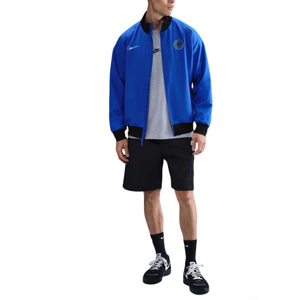 Nike Giacche Inter Milano Uomo Blu Lione Collo Alto Moderato Altro HJ6395-438