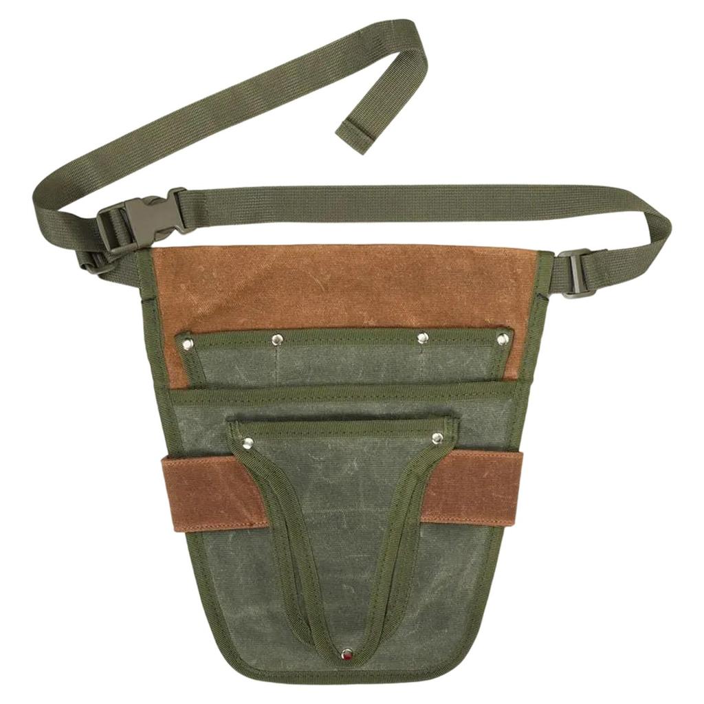 Garden Tool Pouch Utility Belt Apron with Multiple Pockets Heavy Duty DIY Garden