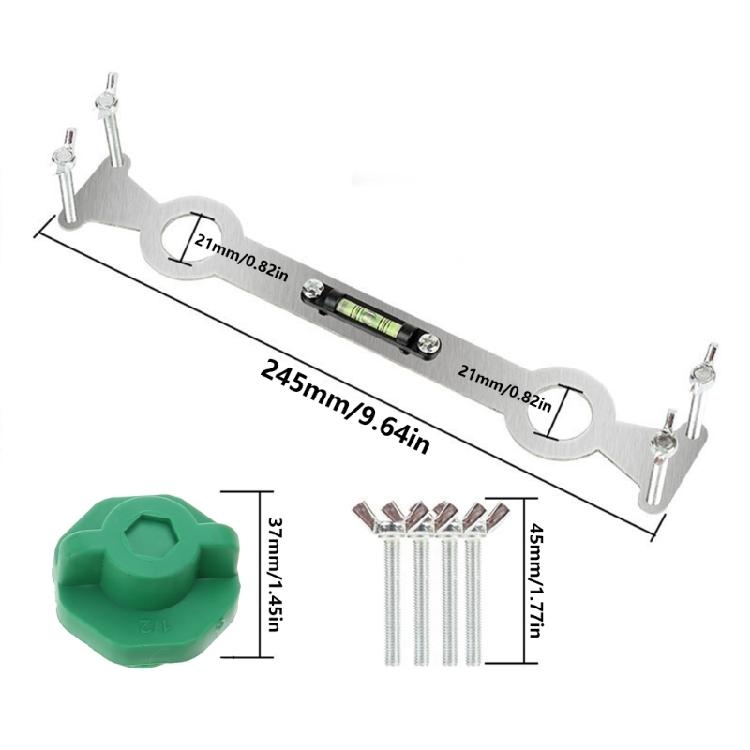 Multifunctional Wrench Angle Leveling Wrench Shower Faucet Repair Wrench Bathroom Installation and Maintenance