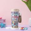 316 Stainless Steel Insulated Cup with Shan Hai Jing, Sanrio, Stitch, and Pikachu Patterns, Straw Included.