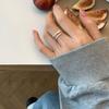 Minimalist Copper Trendy Ring For Women With Distinct Geometric Design For Any Occasion