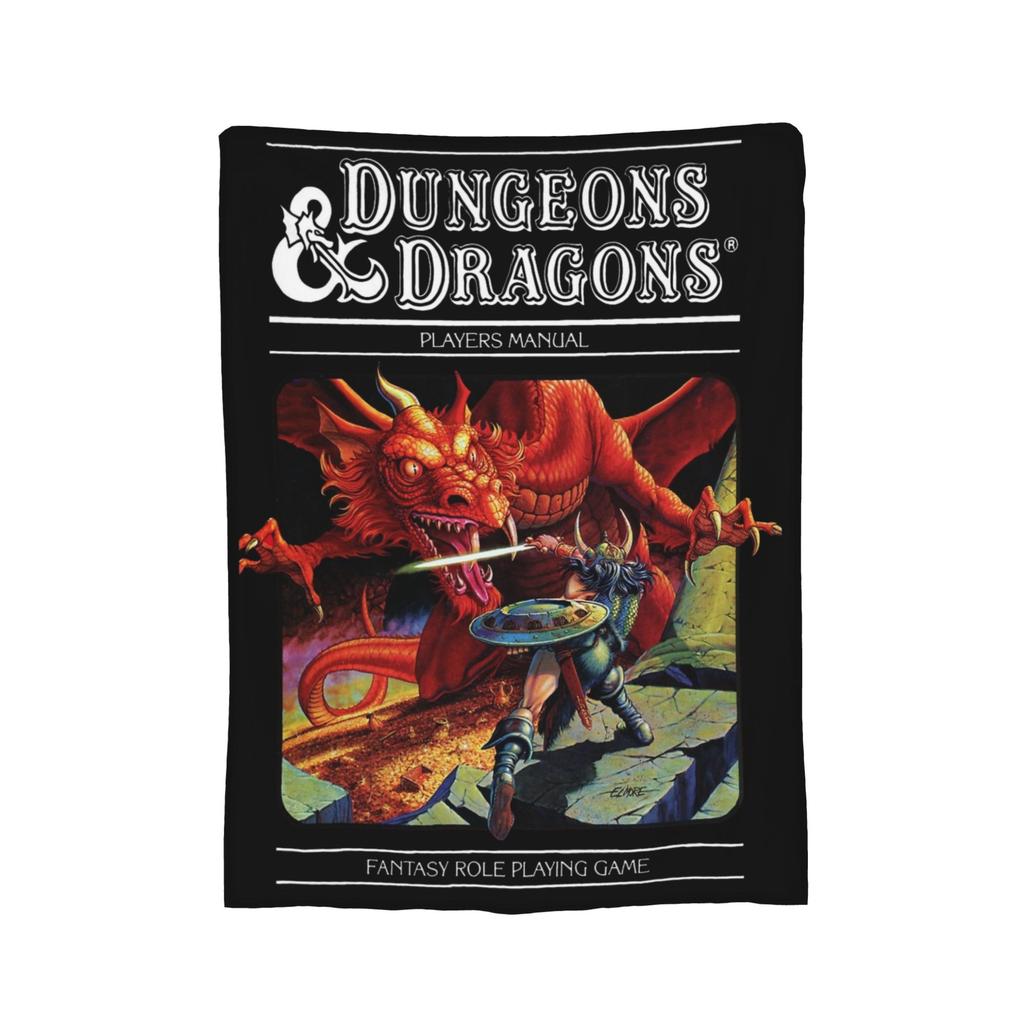 Dungeons Dragons DnD Blankets Fleece Winter Breathable Warm Throw Blanket for Home Office Rug Piece