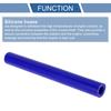 X AUTOHAUX 1 Piece Inner Diameter 13mm/0.51" Inner Diameter 200mm/7.87" 0 Degree Straight Blue