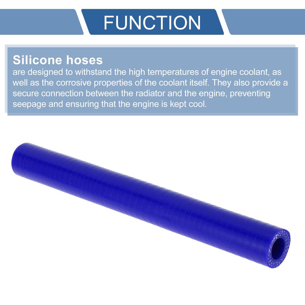 X AUTOHAUX 1 Piece Inner Diameter 13mm/0.51" Inner Diameter 200mm/7.87" 0 Degree Straight Blue