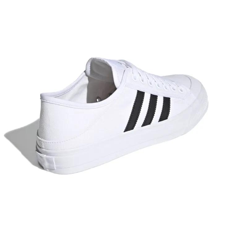 Adidas Collapsible Nizza Low 'White Black' (Unisex) Cloud White / Core Black / Cloud White Skate Shoes H67375