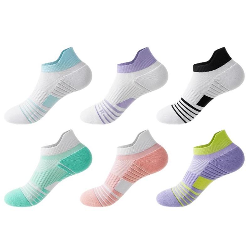 Running Sports Socks for Women, Summer Style, Towel-soled Short Socks, Marathon Long-distance Running Basketball Socks, Yoga Pilates