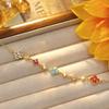 Zircon Four-leaf Flower Bracelet Temperament Versatile Light Luxury Bracelet Niche Fashion Personalized Jewelry