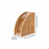 Pouringover Strainer Paper Stand Large Capacity Bamboo Coffee Holder Easy Access Design for