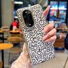 For Huawei Nova 13 13 Pro 12  Plated Graffiti Large Hole Metal Lens Ring Anti-Fingerprint Anti-Drop Phone Case